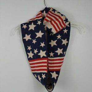 Vintage Style American Flag Patriotic Scarf
